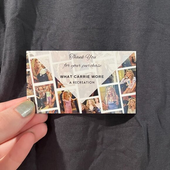 NWT Carrie's Little Grey Dress Size M - Picture 8 of 9